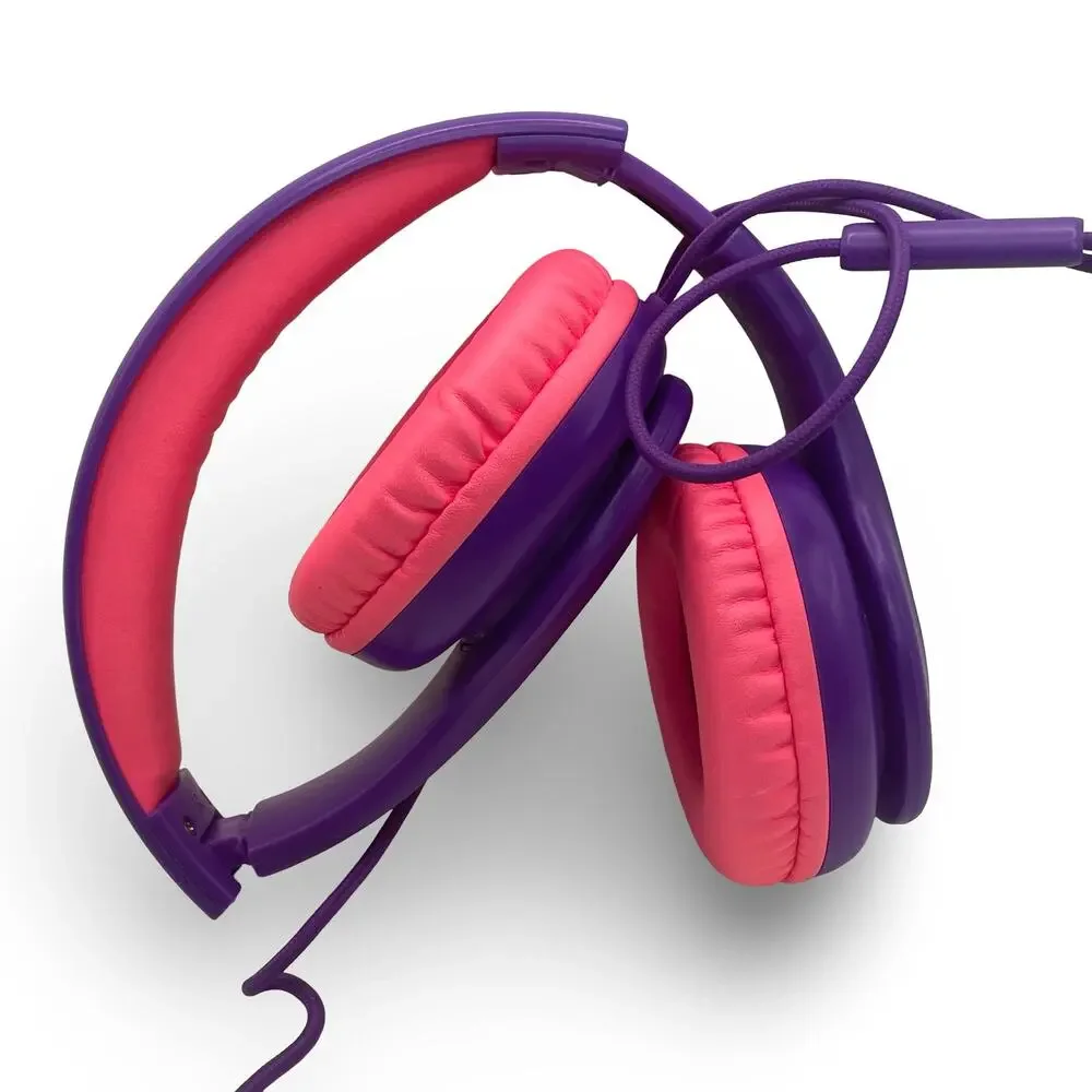 Nivava Gaming Headset with Microphone Purple Pink Stereo Surround Sound PC Xbox